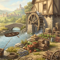 Free online flash games - Old Watermill