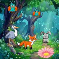 Free online flash games - Animals Attend Jungle Meetup