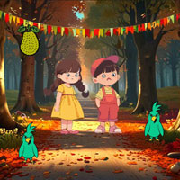 Free online flash games - Kids Trapped Festival Village