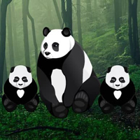 Baby Twin Panda Escape HTML5