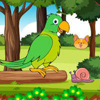 Free online flash games - Parrot Found Its Lost Eggs