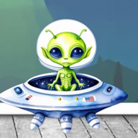 Free online flash games - 8B Alien Room Escape Adventure