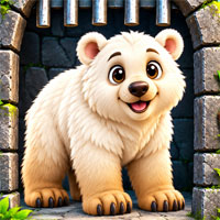 Free online flash games - Rescue the Fluffy Bear