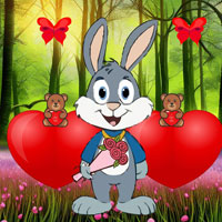 Free online flash games - BIG Bunny Propose His Love