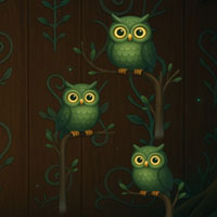Free online flash games - 8B Mystic Owls Forest Puzzle Escape