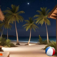 Free online flash games - 365 Night Swimming Escape