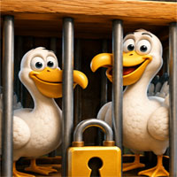 Free online flash games - Rescue the Locked Swans