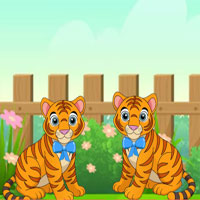 Free online flash games - G2M Tiger Cub House Escape