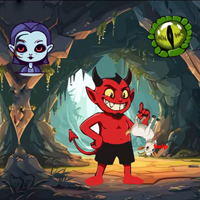 Free online flash games - BIG Protect Goat From Devil Monster