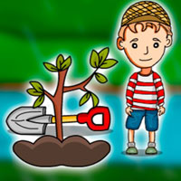 Free online flash games - G2J Help This Boy Plant a Tree