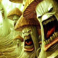  Occult Mushroom Land Escape HTML5