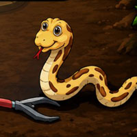 Free online flash games - Help Catch Snake from the Underground House