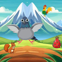 Free online flash games - Recover Stolen Dove Eggs