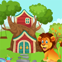 Games4King Cute Lion Rescue