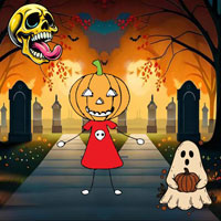 Free online flash games - Girl Behind The Pumpkin Witch
