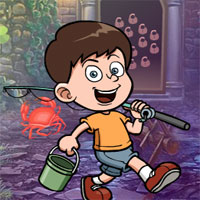 G4K Fishing Boy Rescue