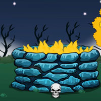 Free online flash games - Halloween Skeleton Man Rescue