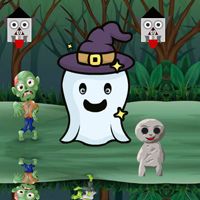 Free online flash games - G2R Get Treasure From Evil Forest