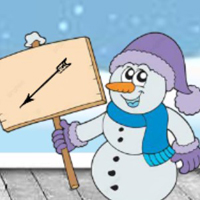 Free online flash games - 8B Snowman Great Escape