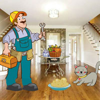 Free online flash games - Wow Help The Service Man