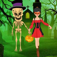 Escape Girl From Evil Skeleton HTML5