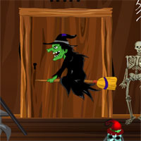 G4E Halloween Witch Door Escape