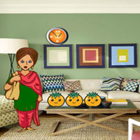 Free online flash games - Help Aunty Go To Shopping