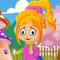 Games4King Pinky Girl Rescue