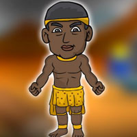 Free online flash games - Rescue the Zulu Warrior from Cage