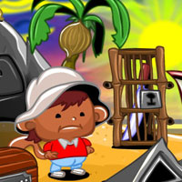 Free online flash games - Monkey Go Happy Stage 1044