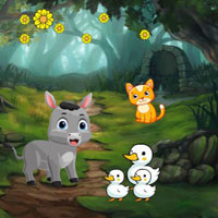 Free online flash games - Wow Help The Tiny Donkey