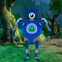  Corrupted Robot Forest Escape HTML5