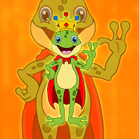 Games2Jolly Cute Frog King Escape