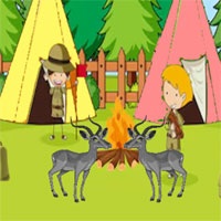 Free online flash games - G2M Camping Boy Rescue