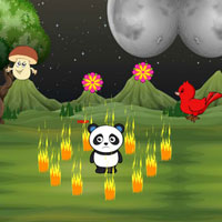 Free online flash games - G2R Fire Trapped Panda Escape