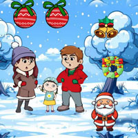 Free online flash games - Wow Family Stranded Christmas Snow Land