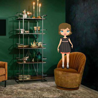Free online flash games - BIG Little Girl Searching Robot