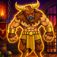 Free online flash games - The Ancient Minotaur Escape from Cage