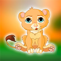 Free online flash games - Save the Stuck Lion Cub