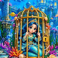Free online flash games - G2L Mermaid Cage Escape