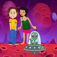 Free online flash games - BIG Alien Help To Cousin