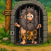 Free online flash games - Help the Caveman Escape