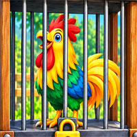 Free online flash games - Unlock the Rooster Cage
