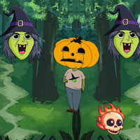 Free online flash games - G2R Pumpkin Boy Reach The House
