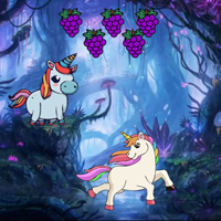 Free online flash games - BIG Peculiar Unicorn Jungle Escape