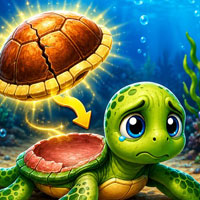 Free online flash games - Reunite The Turtle With Its Shell