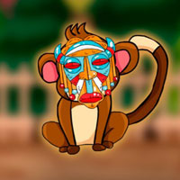 Free online flash games - G2J Help the Little Masked Monkey