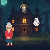 Free online flash games - Granny Escaped Ghost Kingdom