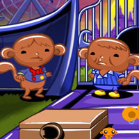 Free online flash games - Monkey Go Happy Stage 986