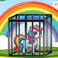 Free online flash games - Rainbow Unicorn Escape